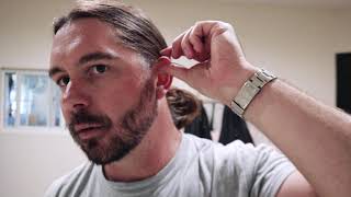 How To Trim Your Sideburns With Long Hair [upl. by Wynny]