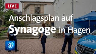 Festnahmen nach Einsatz vor Synagoge NRWInnenminister Reul äußert sich [upl. by Dzoba]