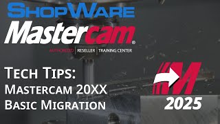 Mastercam 20XX Basic Migration [upl. by Sualokcin]