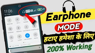 How to Remove Headphone Symbol  Earphone Mode Ko Kaise Hataye  Earphone Mode Off  Redmi 2023 [upl. by Rusert]