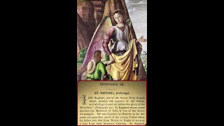 St Raphael  Archangel October 24 📖🎧 StRaphael ArchangelRaphael [upl. by Animrac]