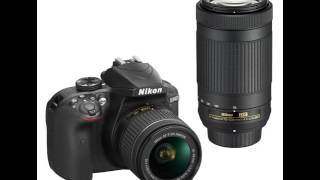 Review Nikon D3400 w AFP DX NIKKOR 1855mm f3556G VR amp AFP DX NIKKOR 70300mm f4563G ED [upl. by Naujek]