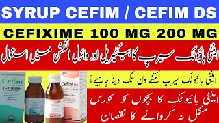 Syrup cefim uses  cefixime dosage in children  suspension cefim 100 mg uses [upl. by Nirmak]