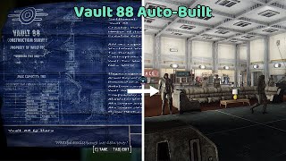 Fallout 4  My Vault 88  Auto Build [upl. by Saidee]