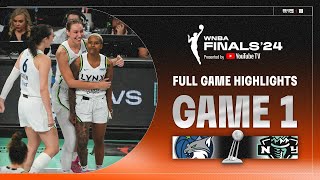 New York Liberty vs Minnesota Lynx  FULL GAME HIGHLIGHTS  WNBA Finals Game 1 Overtime Finish [upl. by Llatsyrk]