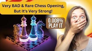 Very BAD amp Rare Chess Opening But Its Very Strong [upl. by Mcilroy953]