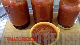 Spicy Tomato Relish cheekyricho tutorial [upl. by Acirederf416]