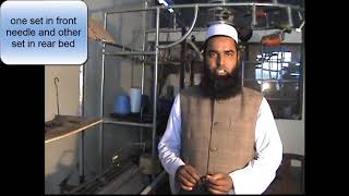 Tutorial on V bed flat knitting machine by Emdad Sarker Emdadsir [upl. by Arutek]