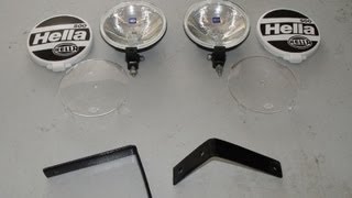 HELLA 500ff driving lights series w mounting hardware [upl. by Chloette]