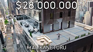 New Yorkta 28000000lık Dublex Rezidans Turu [upl. by Savinirs]