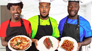 YOUTUBER COOK OFF VS AJ SHABEEL AND HARRY PINERO [upl. by Lipman]