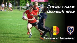 Belgium vs Philippines  Womens Open  Friendly game [upl. by Irovi]