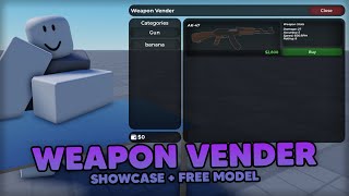 Weapon Vender  Roblox Showcase  Free Model [upl. by Alegnave]