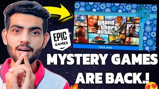 MYSTERY GAMES Are Back on EPIC GAMES STORE🤩🔥 [upl. by Aihtniroc217]