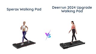 Sperax Walking Pad vs DeerRun 2024 Under Desk Treadmill Comparison 🏃‍♂️🏃‍♀️ [upl. by Aneg]