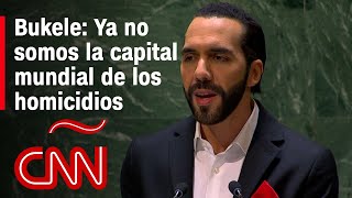 Discurso completo de Nayib Bukele en la ONU El Salvador es el quotpaís más seguro de América Latinaquot [upl. by Citarella]