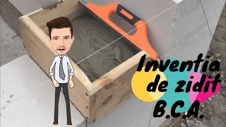 Inventia de zidit BCA  Masonry machine [upl. by Blanka]