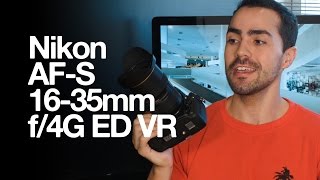 Nikon AFS Nikkor 1635mm f4G ED VR [upl. by Eneladgam]