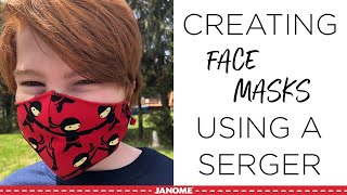 Creating Face Masks Using a Serger [upl. by Lawan219]