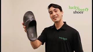 Lucky Feet Shoes  Fit Expert Reviews  Sovella Plantar Fasciitis Sandals [upl. by Neidhardt]