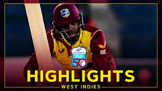 Highlights  West Indies v Ireland  Brilliant Brooks Debut  1st CG Insurance ODI [upl. by Anividul814]