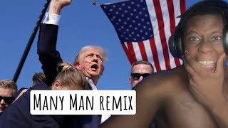 Donald Trump  Many Men 50 Cent Remix REACTION [upl. by Eniarda]