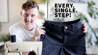 How to Sew Mens Pants [upl. by Doria]