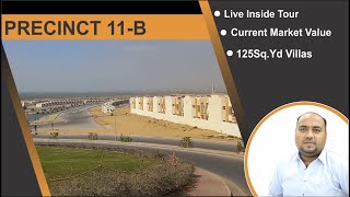 PRECINCT 11B  125 SqYd Villas  Current Market  Price  Bahria Town Karachi Latest News  BTK P11B [upl. by Ecnerual]