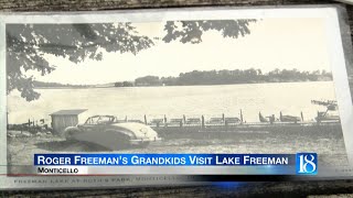 Roger Freemans Grandkids Visit Lake Freeman [upl. by Aridaj]