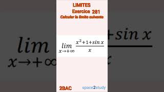 Exercice 281 Limites 2BAC Maths [upl. by Finnigan679]