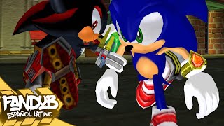 FANDUB Sonic Adventure 2 Sonic conoce a Shadow [upl. by Flower]