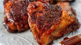 THE BEST OVEN BAKED BBQ CHICKEN RECIPE  SERIOUSLY ITS BOMB [upl. by Lenes66]