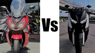 SYM Cruisym 300 VS Yamaha Xmax 250 [upl. by Hilaria]