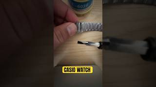 How to adjust Casio watch band casio watch band adjustment [upl. by Notsag]