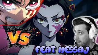 DEMON SLAYER 【 DAKI VS TANJIRO 】【 FEAT NESSAJ PARÓDIA 】 [upl. by Karlotte]