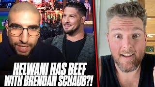 Ariel Helwani Tells Pat McAfee He Has Major Beef With Brendan Schaub [upl. by Kinny243]