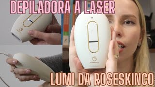 DEPILADORA A LASER EM CASA LUMI DA ROSESKINCO  Bruna Harmel [upl. by Tomlinson]