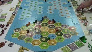 Catan All 4 Expansions Game part 1 [upl. by Halvaard]