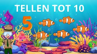 Leren Tellen Nederlands ☆ Van 1 tot 10 Leren Tellen ☆ Cijfers Leren Voor Peuters En Kleuters ☆ [upl. by Oluas]