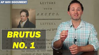 Brutus No 1 AP Gov [upl. by Hube]