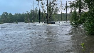 Boiling Spring lakes September 16 massive flooding [upl. by Zeena]