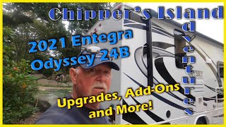 Entegra Odyssey 24B Upgrades AddOns and more [upl. by Okimik759]