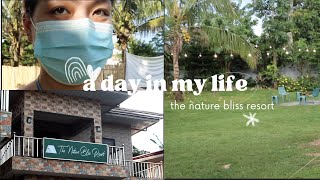 a day in my life at The Nature Bliss Resort 🍃 [upl. by Belia]