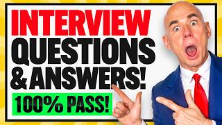 17 JOB INTERVIEW QUESTIONS amp ANSWERS How to PASS a Job Interview 100 PASS GUARANTEED [upl. by Ewald]