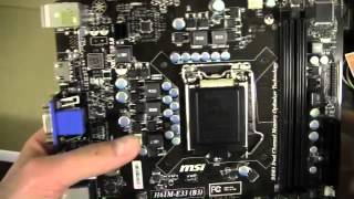 MSI H61ME33 B3 Motherboard [upl. by Jewell524]