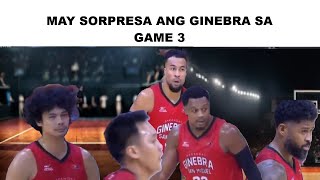 GINEBRA MAS LALAKAS SA GAME 3  PBA APPROVES MAJOR TRADE  CONE MAY BAGONG STRATEGY [upl. by Hulbig]