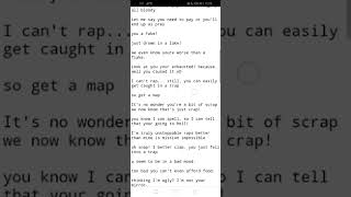 copy and paste Raps For roblox auto rap battles [upl. by Emili]