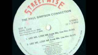 Paul Simpson Connection  Use MeLose Me  Instrumental 1983 [upl. by Eirameinna]