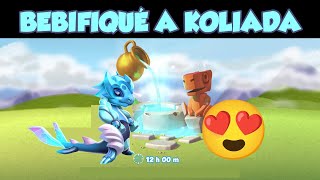 Bebificando Dragón de Koliada ⭐Dragon Mania Legends [upl. by Enihpesoj]