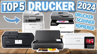 Top 5 MULTIFUNKTIONSDRUCKER 2024  Die Besten Drucker Scanner Kopierer im Vergleich [upl. by Ainoyek]